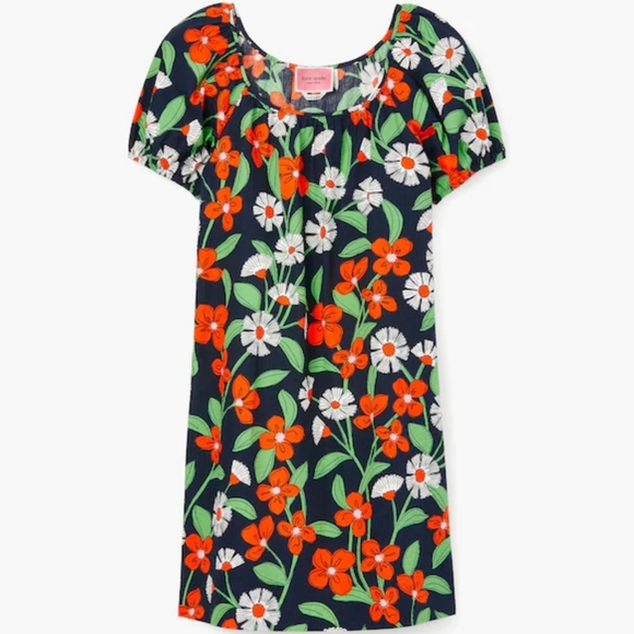 NWOT Kate Spade Daisy Vines floral dress - Picture 6 of 8